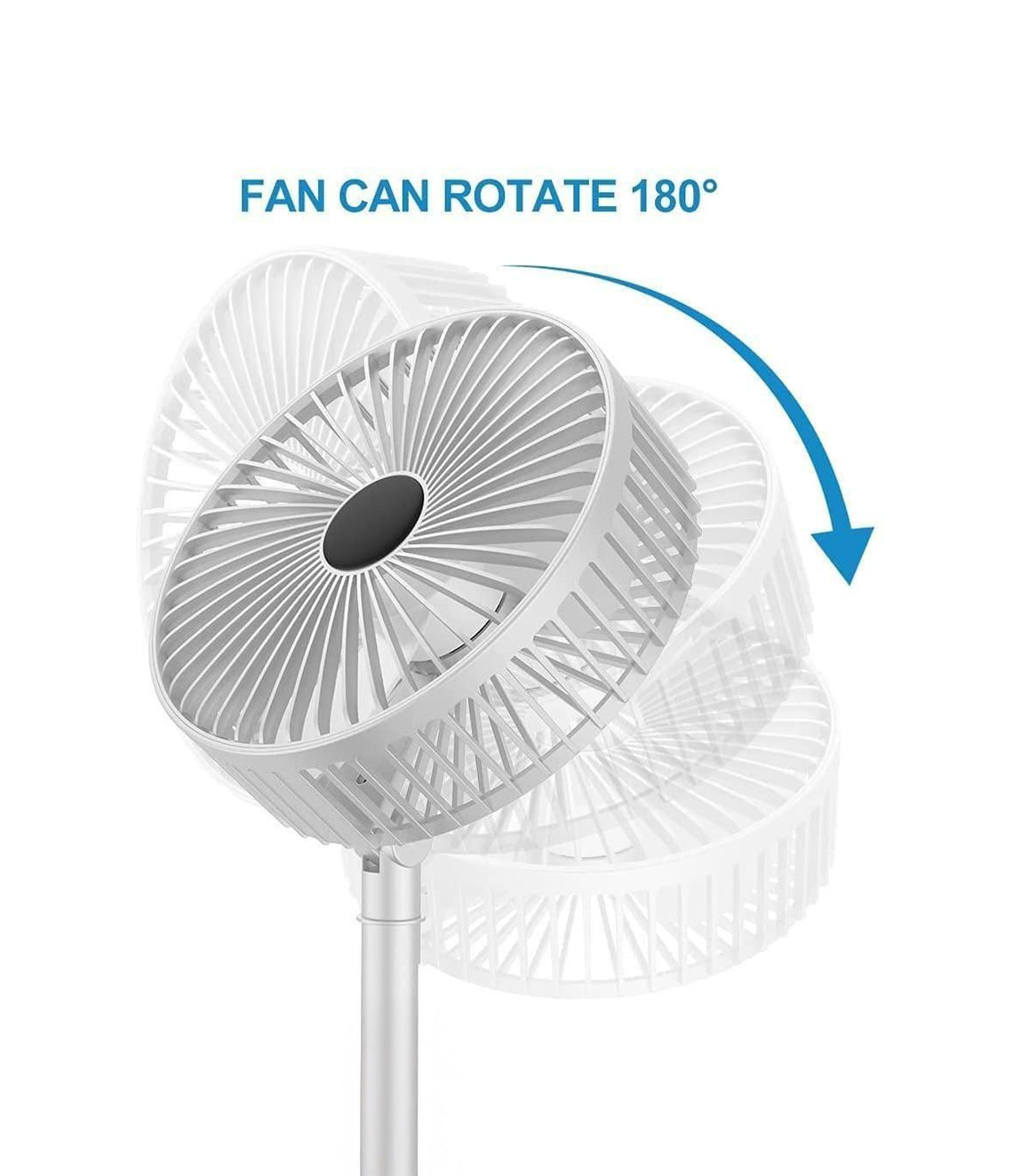 Powerful Rechargeable High Speed Table Desk Fan