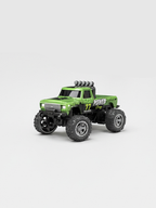 Mini RC Truck, 1:64 Scale, 2.4 GHz Remote Controlled Monster Truck with Lights, IOS/Android Connectivity, USB Type-C charging.