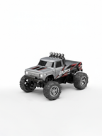 Mini RC Truck, 1:64 Scale, 2.4 GHz Remote Controlled Monster Truck with Lights, IOS/Android Connectivity, USB Type-C charging.